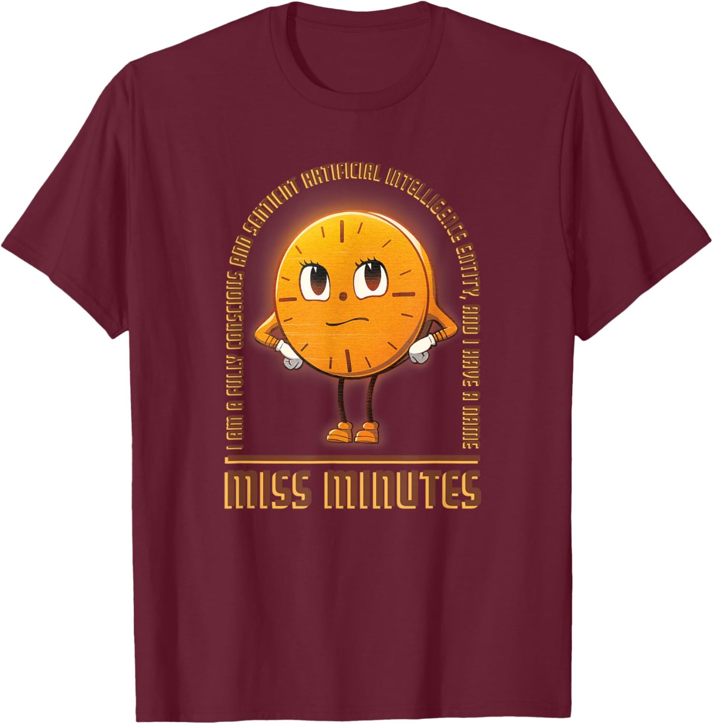 Marvel Studios Loki Season 2 TVA Miss Minutes I Have a Name T-Shirt - T-Shirt | Maroon