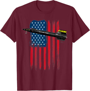 The North American X-15. Air Force aviation at its best. T-Shirt - T-Shirt | Maroon