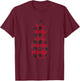 Buffalo Plaid Pineapple Distressed Aloha Redneck Hawaii T-Shirt - T-Shirt | Maroon