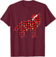 Wolf Pajama Family Matching Group Christmas T-Shirt - T-Shirt | Maroon