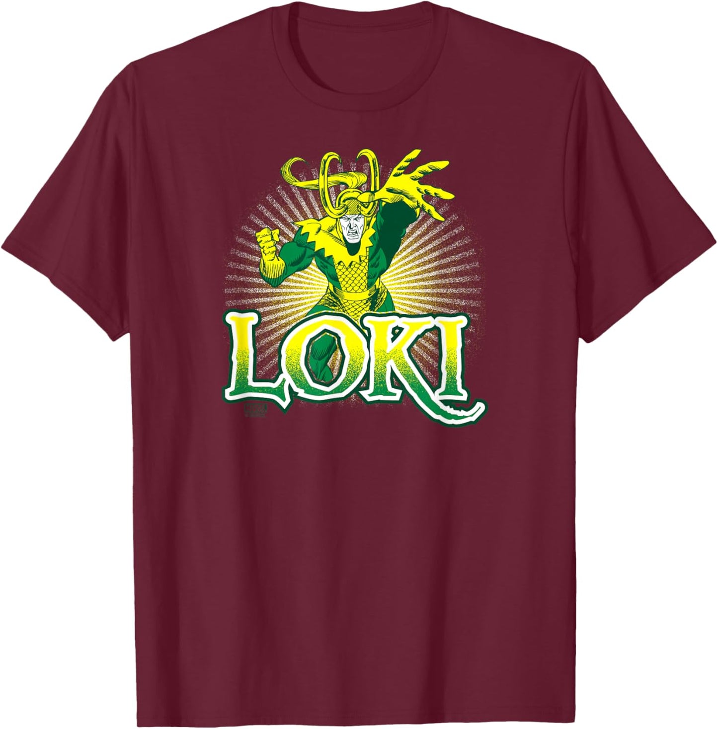 Marvel - Loki Logo T-Shirt - T-Shirt | Maroon
