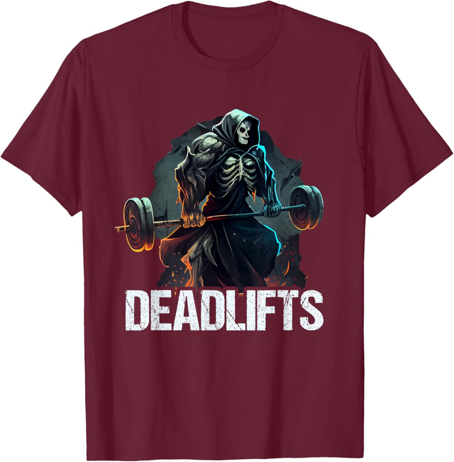 Deadlifts Gym Fitness Funny Workout T-Shirt - T-Shirt | Maroon