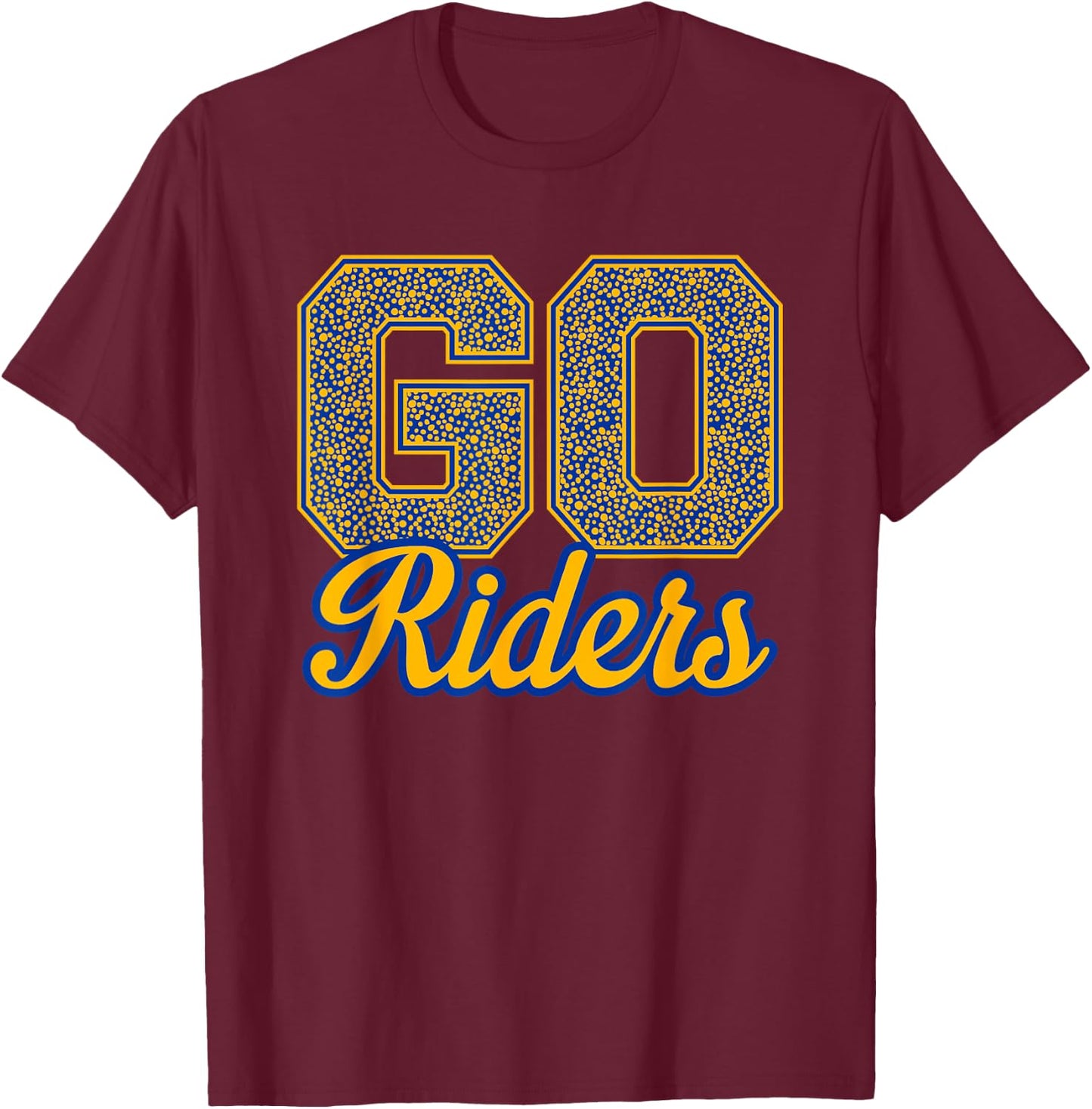 Caesar Rodney Riders GO! School Pride T-Shirt - T-Shirt | Maroon