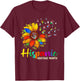 National Hispanic Heritage Month Sunflower All Countries T-Shirt - T-Shirt | Maroon