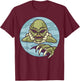 Creature From A Lagoon Iconic Horror Monster Art T-Shirt - T-Shirt | Maroon