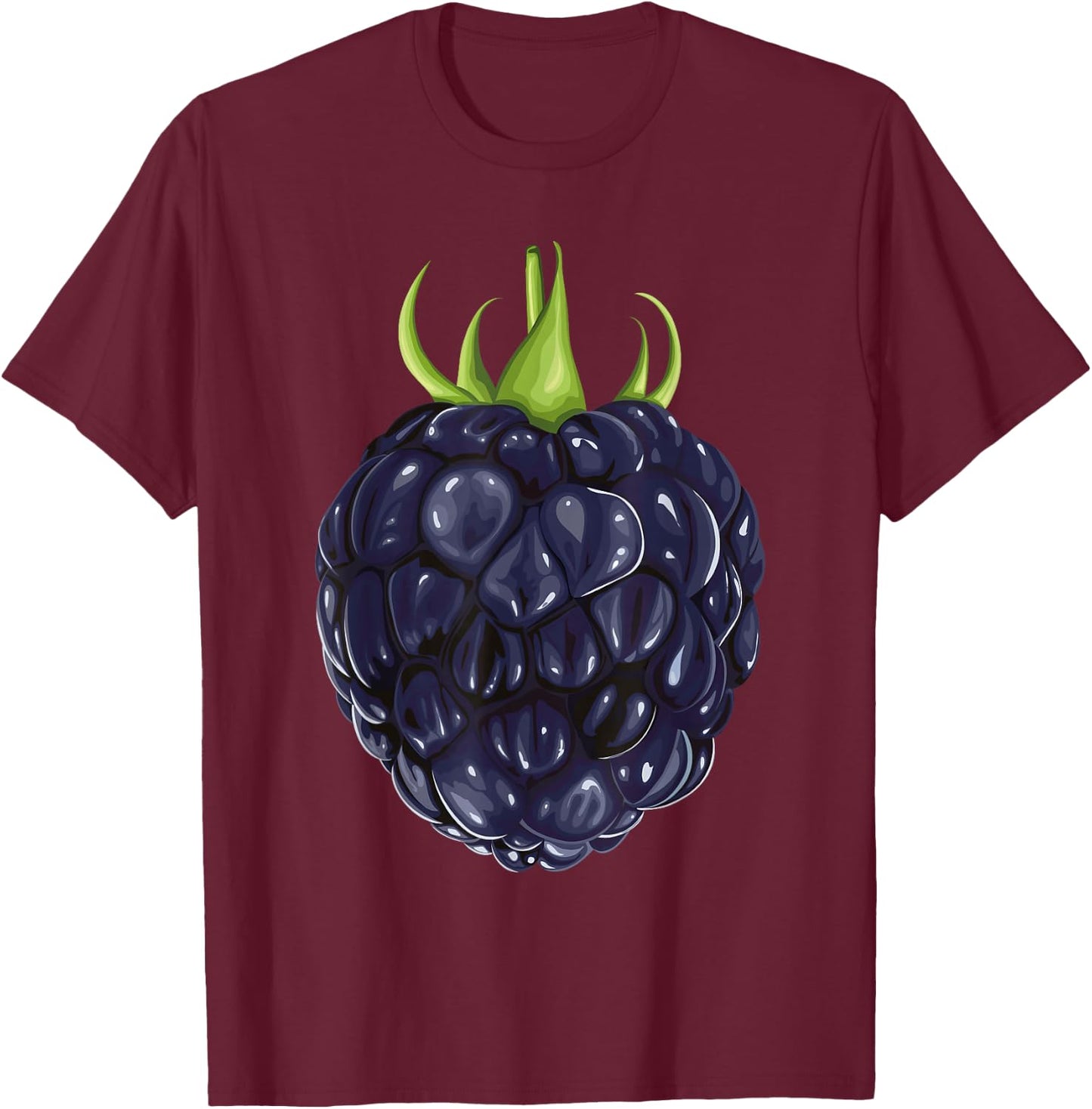 Blackberry Shirt Adult Men Women Kids Blackberry Costume T-Shirt - T-Shirt | Maroon