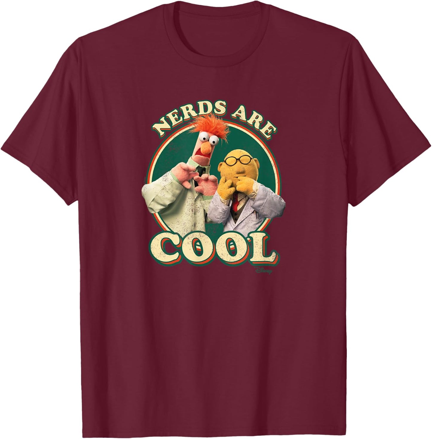 Disney - The Muppets Nerds are Cool T-Shirt - T-Shirt | Maroon