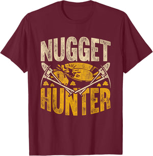 Gold Digging Prospector Nugget Hunter T-Shirt - T-Shirt | Maroon