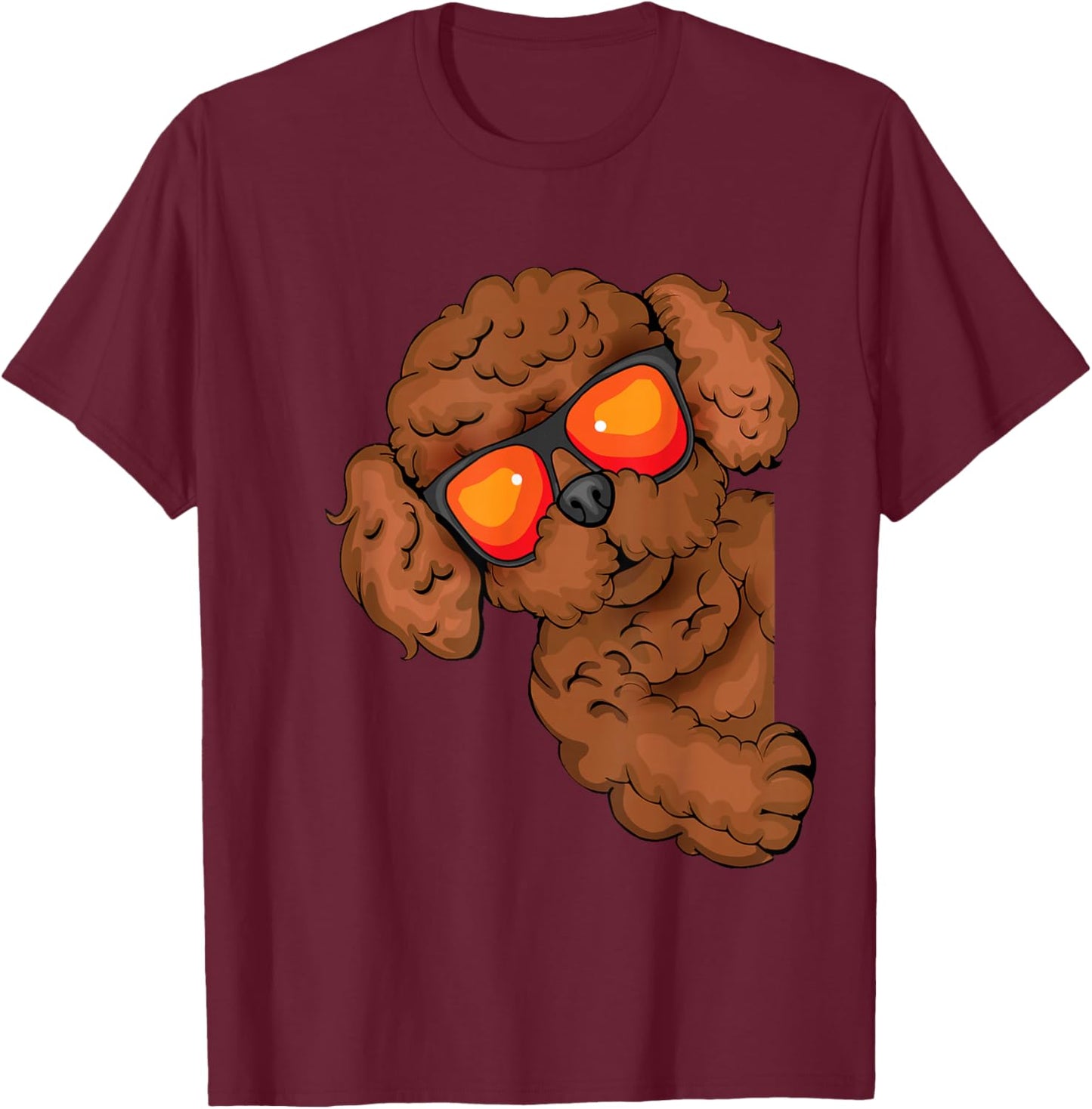 Poodle Dog Lover Women Dow Owner Goldendoodle T-Shirt - T-Shirt | Maroon
