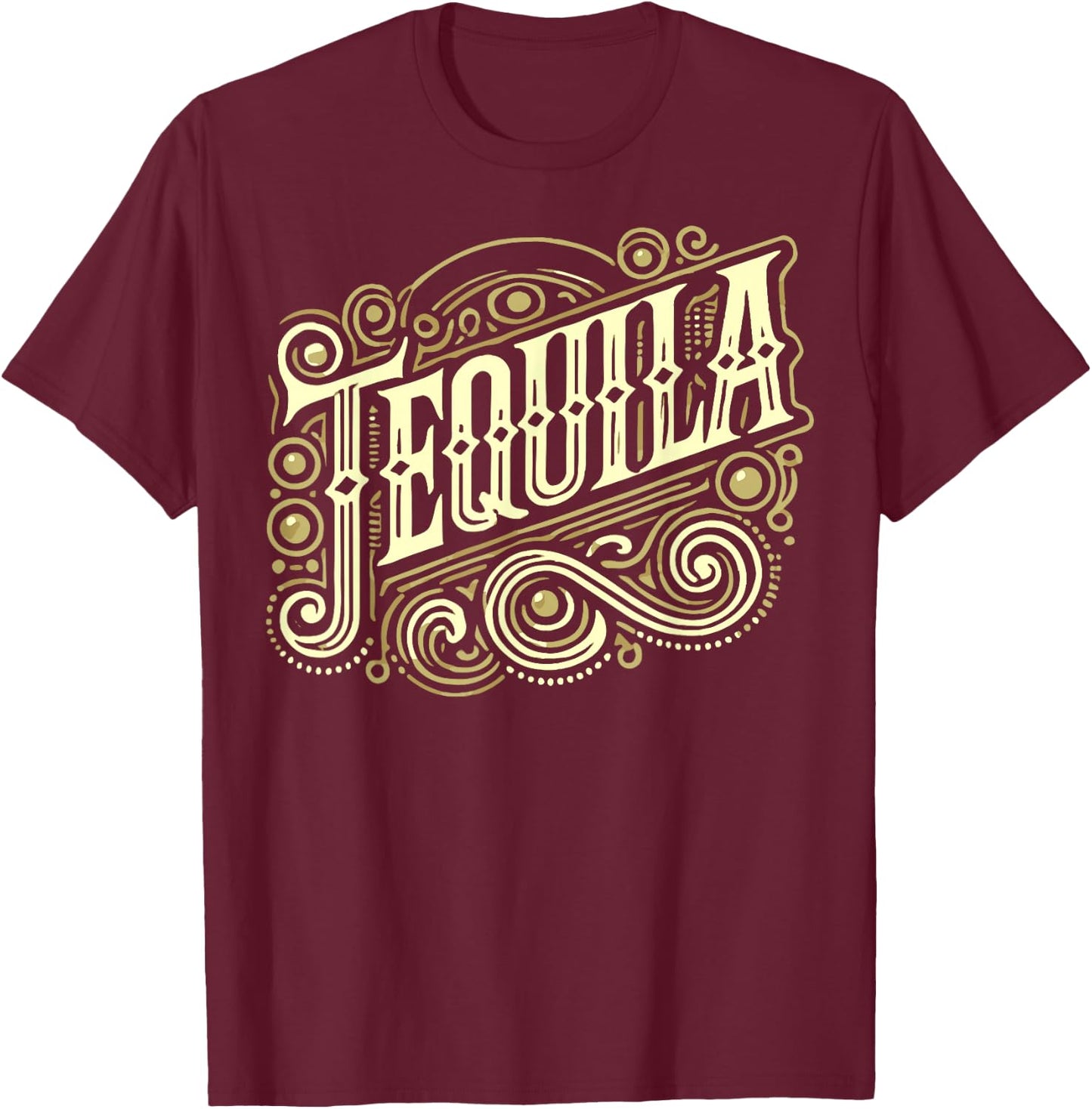 Tequila Lime Salt Mexican Group Drinker Costume Party T-Shirt - T-Shirt | Maroon