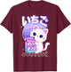 Cat Strawberry Milk Anime 90s Japanese Cat Japan T-Shirt - T-Shirt | Maroon