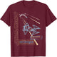 Star Wars Return Of The Jedi TIE Fighter Interception T-Shirt - T-Shirt | Maroon