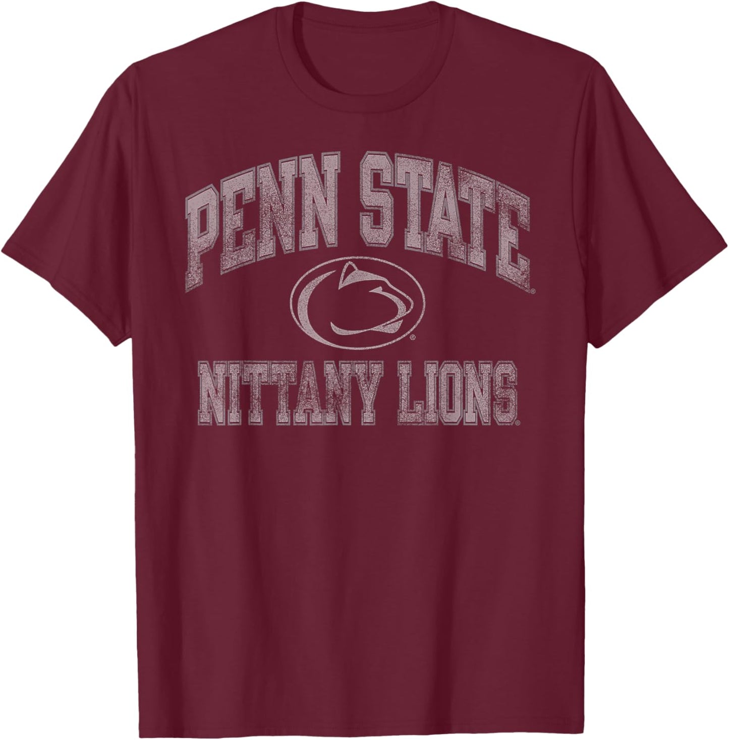 Penn State Nittany Lions Vintage Worn Navy T-Shirt - T-Shirt | Maroon