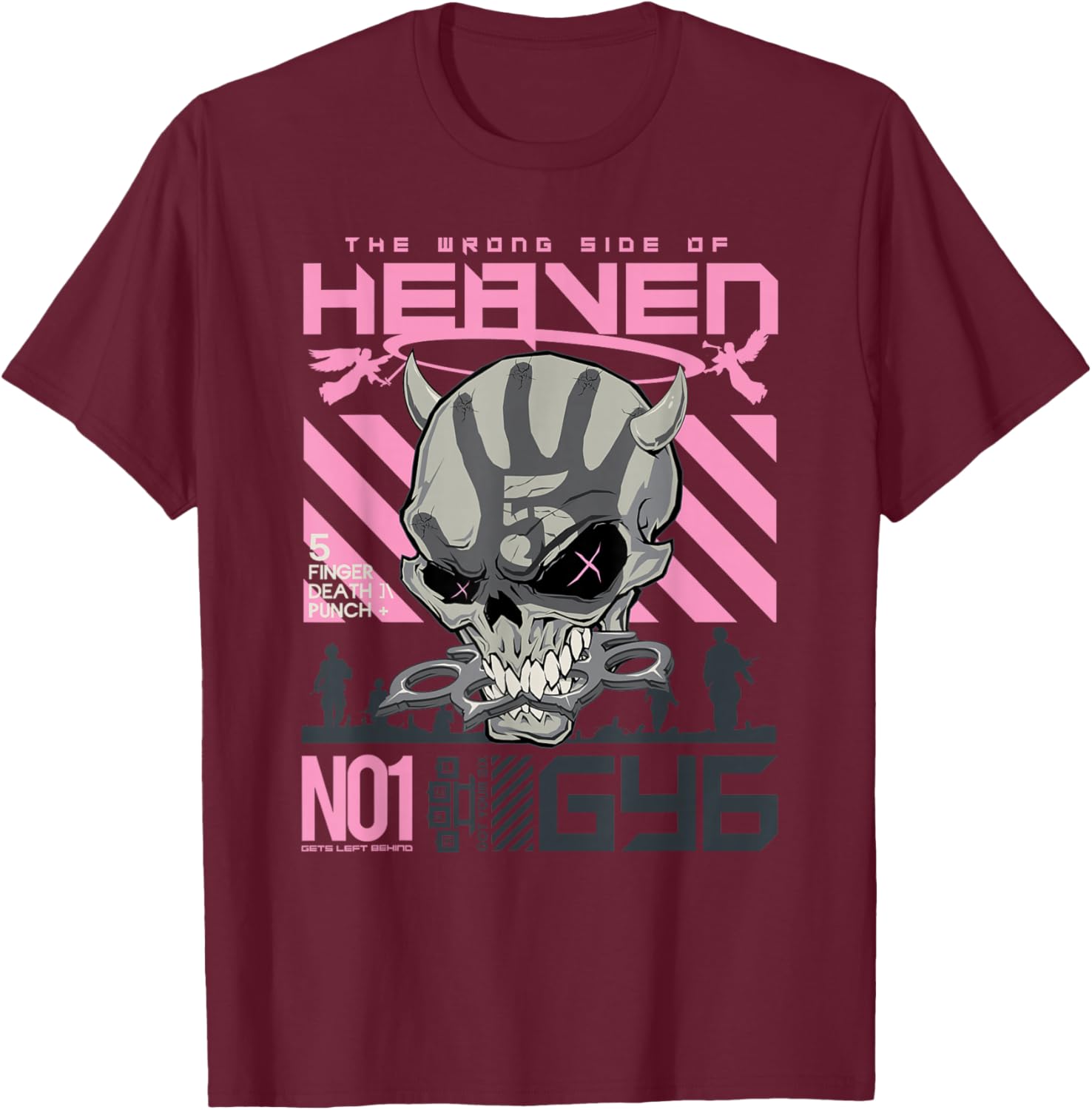 5FDP – Retro WSOH T-Shirt - T-Shirt | Maroon