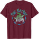 Bar Harbor Maine Vintage Tribal Turtle Gift T-Shirt - T-Shirt | Maroon