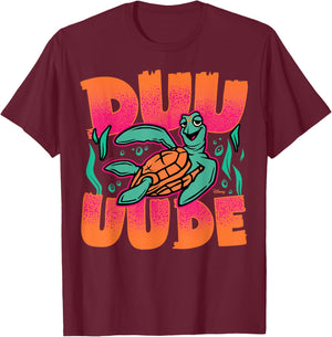 Finding Nemo - Crush The Sea Turtle Dude T-Shirt - T-Shirt | Maroon