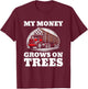 Log Truck Driver Timber Lorry Funny Logging Truck T-Shirt - T-Shirt | Maroon