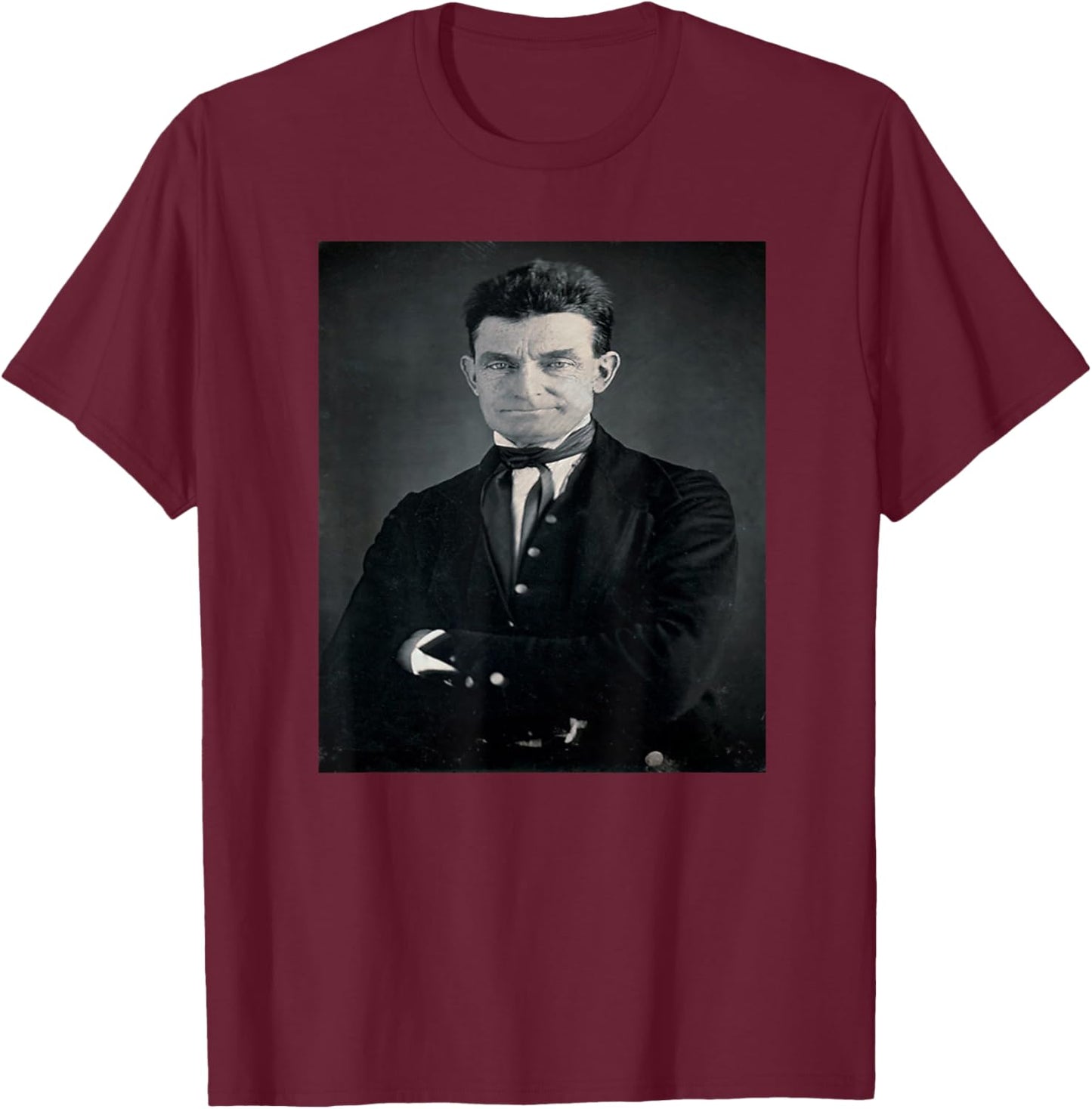 John Brown Portrait T-Shirt - T-Shirt | Maroon