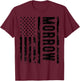 Morrow Last Name Funny Surname Family Reunion Team T-Shirt - T-Shirt | Maroon