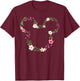 Disney Mickey & Friends Mickey Tropical Floral Ears Small T-Shirt - T-Shirt | Maroon