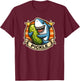 Shark Loves Pickles Vintage T-Shirt - T-Shirt | Maroon