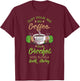 Just Pour Me My Coffee Hand Me My Crochet Crocheting T-Shirt - T-Shirt | Maroon