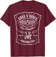 Official Guns N' Roses Paradise Label T-Shirt - T-Shirt | Maroon