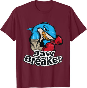 Shark Jaw Breaker Boxing, Cool Sport Shark Lover Gift T-Shirt - T-Shirt | Maroon