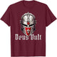 Deus Vult Templar Knight Templar Knight Crusader T-Shirt - T-Shirt | Maroon