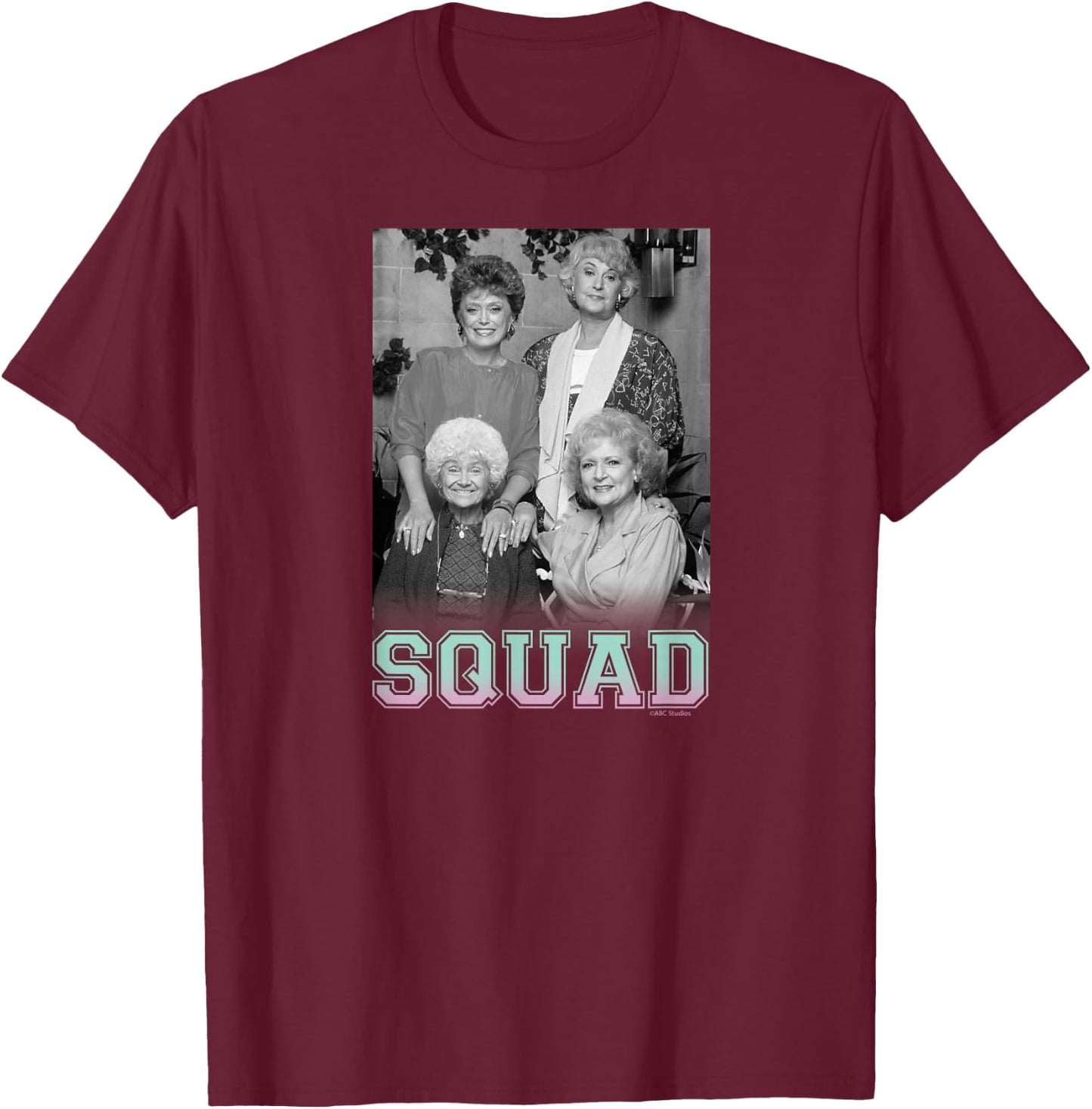 The Golden Girls - Squad T-Shirt - T-Shirt | Maroon