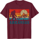 Arkansas Bigfoot Vintage Mountains Hiking Camping Gift T-Shirt - T-Shirt | Maroon