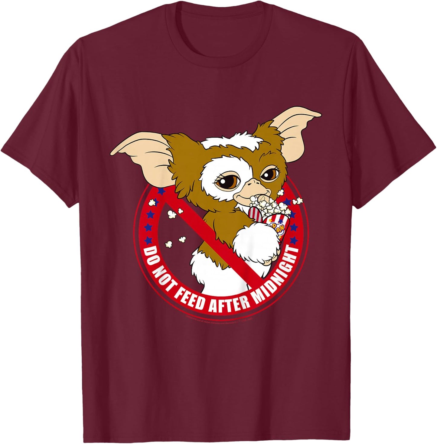Kids Gremlins Gizmo Do No Feed After Midnight T-Shirt - T-Shirt | Maroon