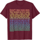 Crazy I Was Crazy Once Meme Black Women's Small T-Shirt - T-Shirt | Maroon