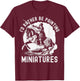 I'd Rather Be Painting Miniatures - Funny Model Painting T-Shirt - T-Shirt | Maroon