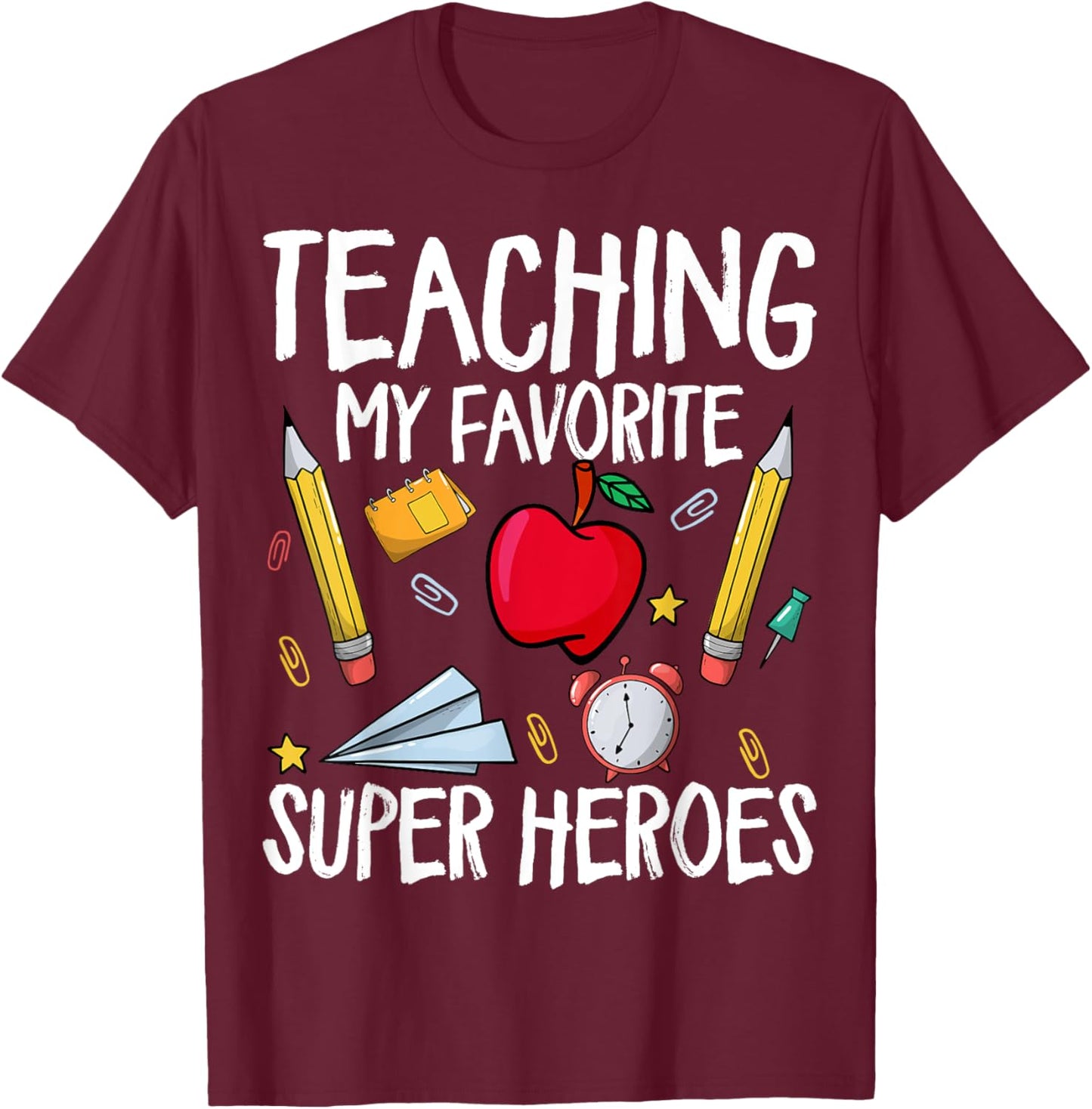 Teaching My Favorite Superheroes - Special Education Teacher Women T-Shirt - T-Shirt | Maroon