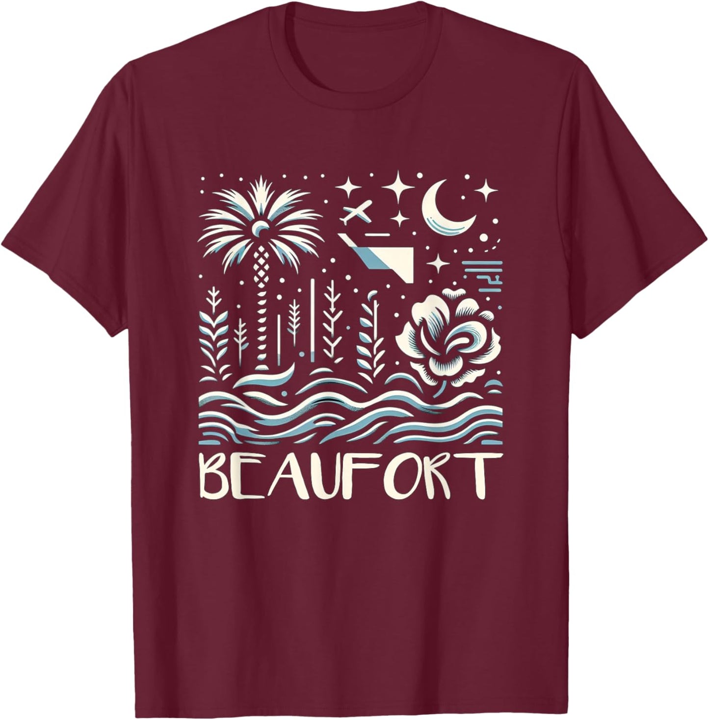 Beaufort South Carolina - Beaufort SC T-Shirt - T-Shirt | Maroon
