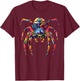 Spider Dad Mom Cool Sunglasses - Spider T-Shirt - T-Shirt | Maroon