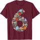 Geology Rocks 6 Years Old 6th Birthday Rock Collecting T-Shirt - T-Shirt | Maroon