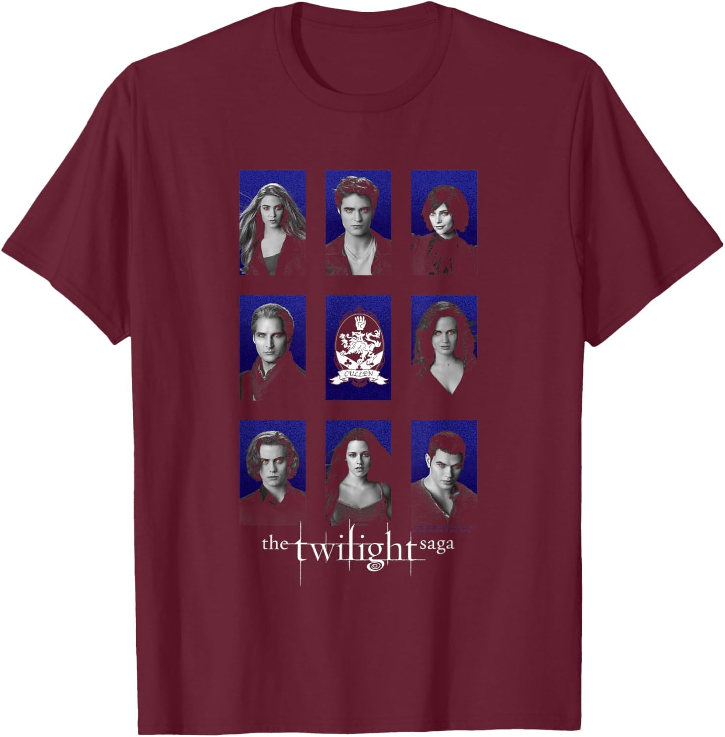 Twilight Cullen Family T-Shirt - T-Shirt | Maroon