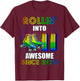 Roller Skating 11th Birthday Boys Rollin 11 Awesome 2013 T-Shirt - T-Shirt | Maroon