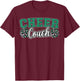 Loud Proud Cheer Coach Pom Poms Green Cheerleader Women T-Shirt - T-Shirt | Maroon