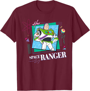 Disney & Pixar’s Toy Story Couples Matching Her Space Ranger T-Shirt - T-Shirt | Maroon