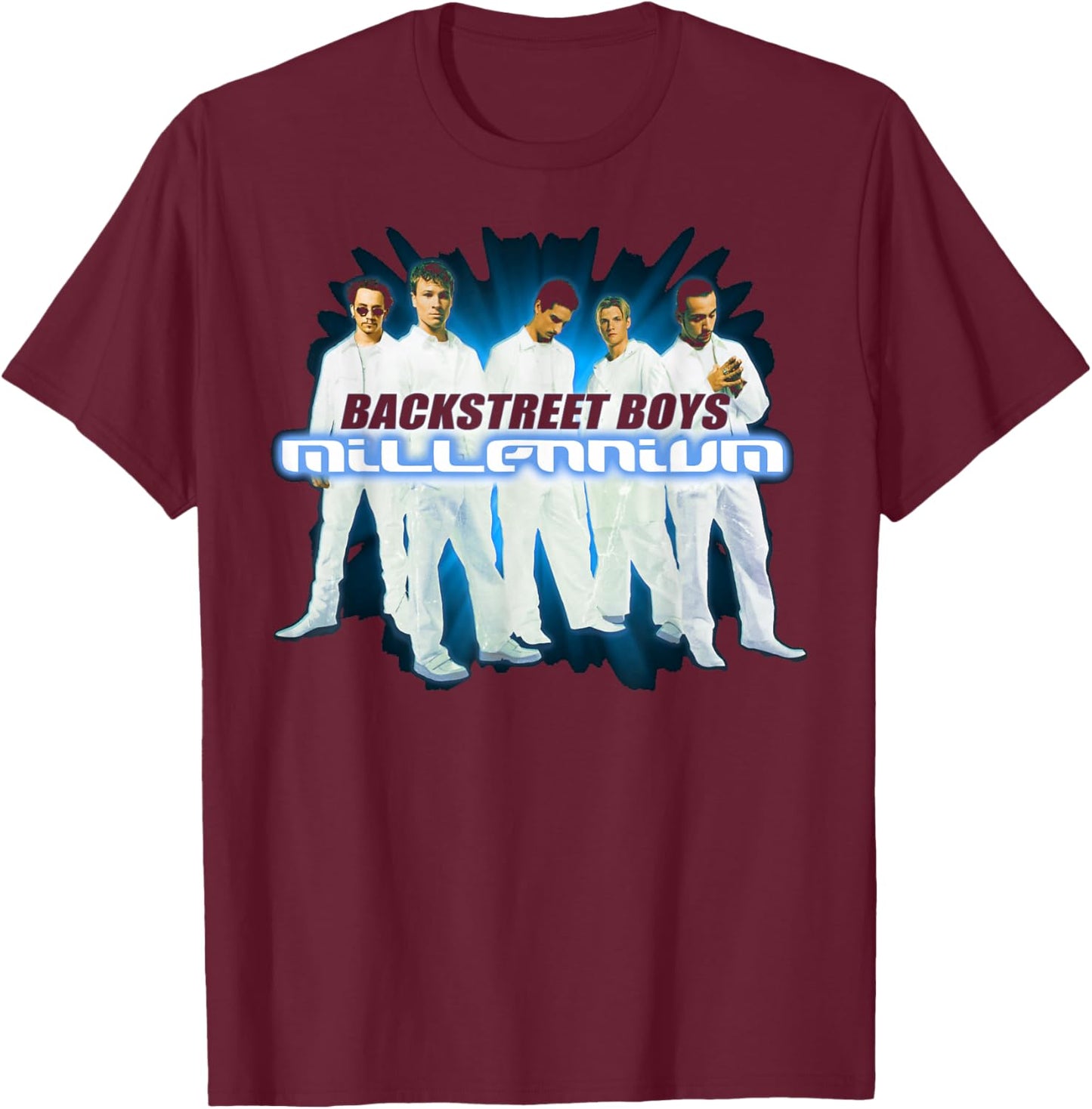Backstreet Boys - BSB Millenium T-Shirt - T-Shirt | Maroon