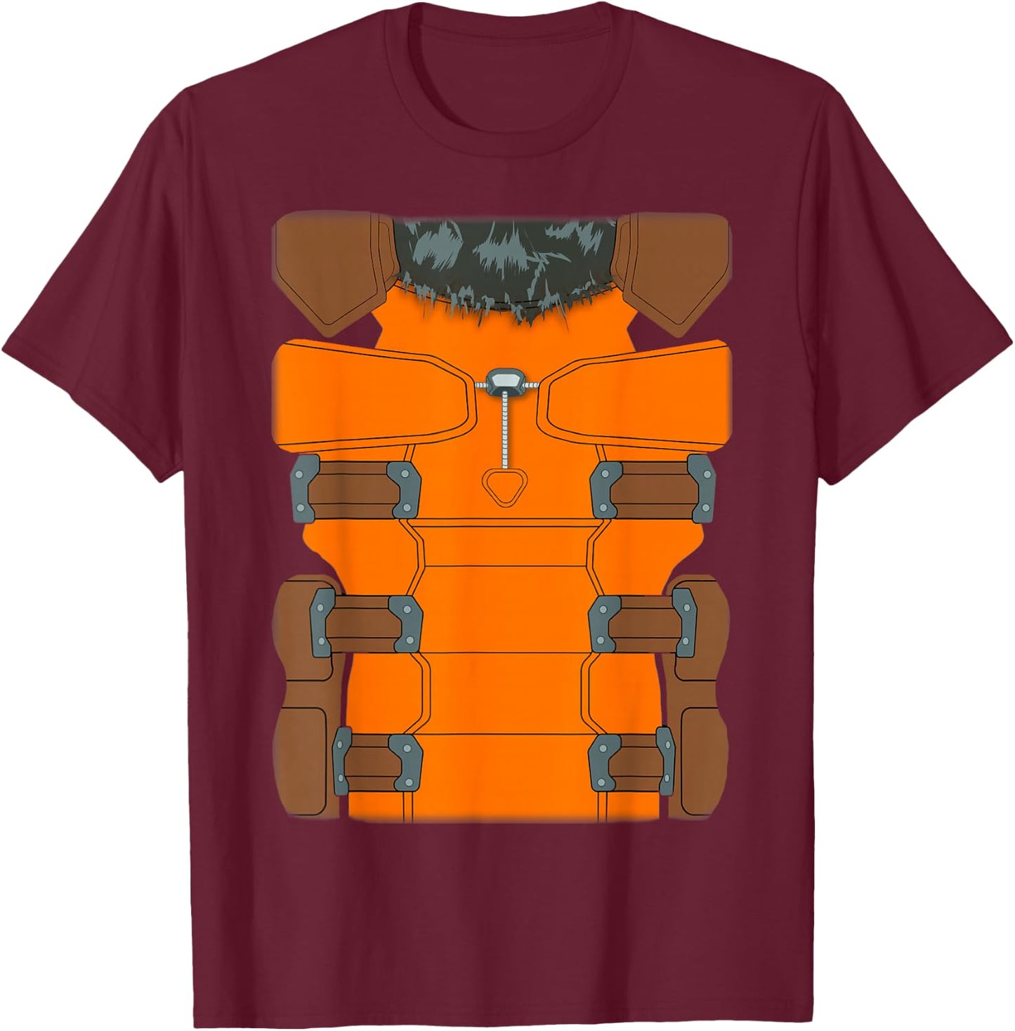 Marvel Guardians of The Galaxy Rocket Costume Halloween T-Shirt - T-Shirt | Maroon