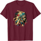 Native American Dreamcatcher Indian Design T-Shirt - T-Shirt | Maroon