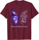 I am the storm Sjogren's Syndrome Awareness Butterfly T-Shirt - T-Shirt | Maroon