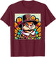 Humor Thanksgiving Turkey Groundhog T-Shirt - T-Shirt | Maroon