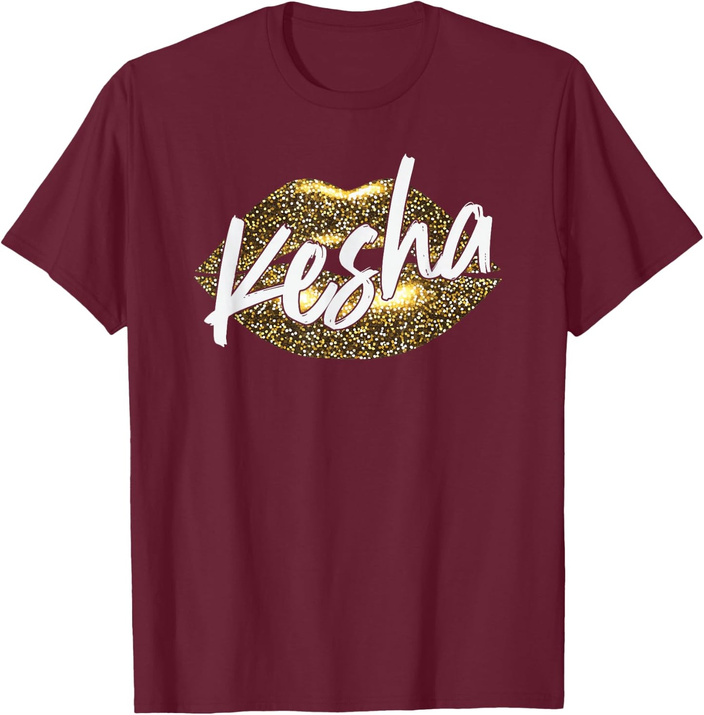 Kesha Name T-Shirt - T-Shirt | Maroon