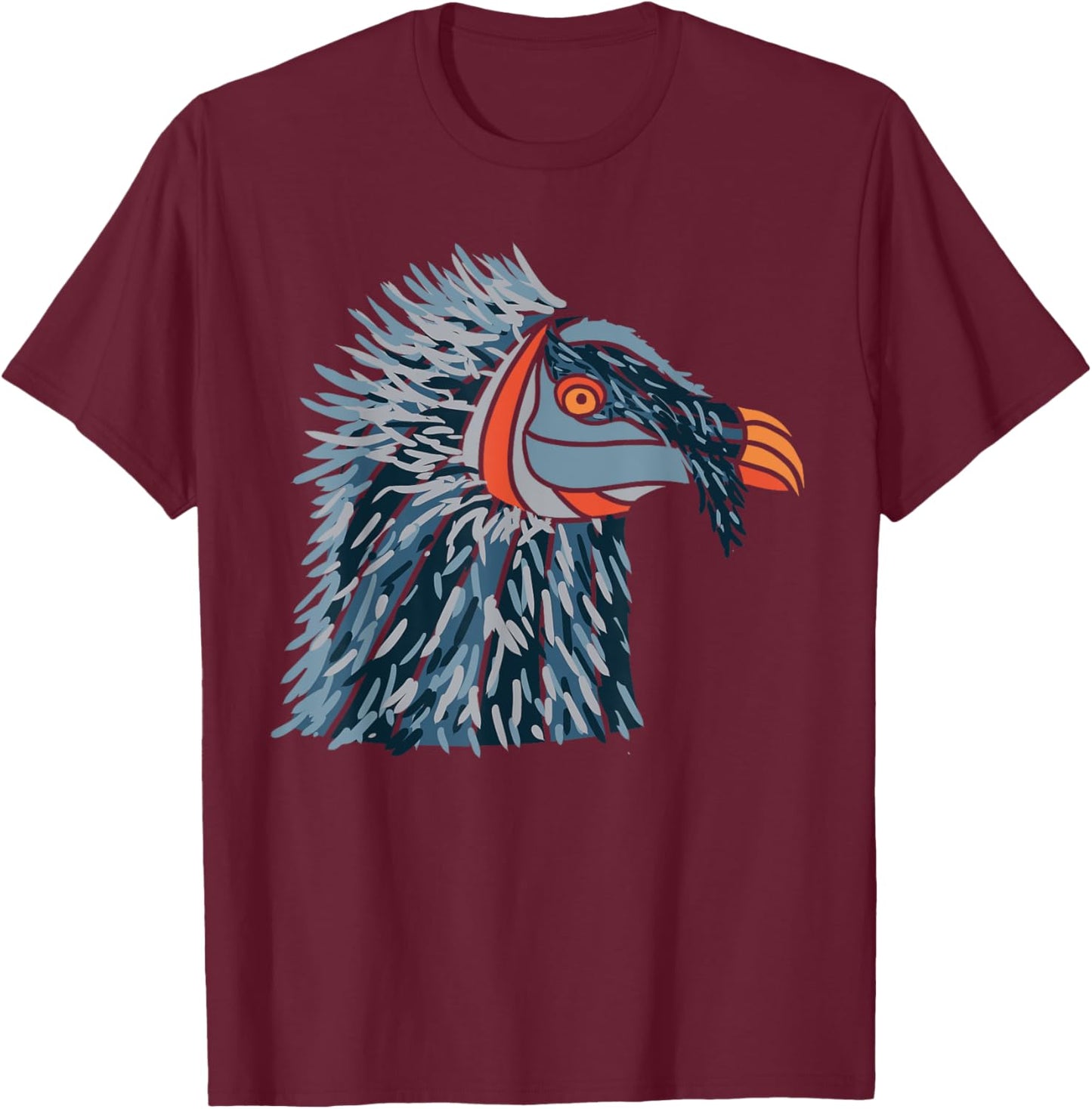 Bartgeier Bearded Vulture Ossifrage Lämmergeier T-Shirt - T-Shirt | Maroon