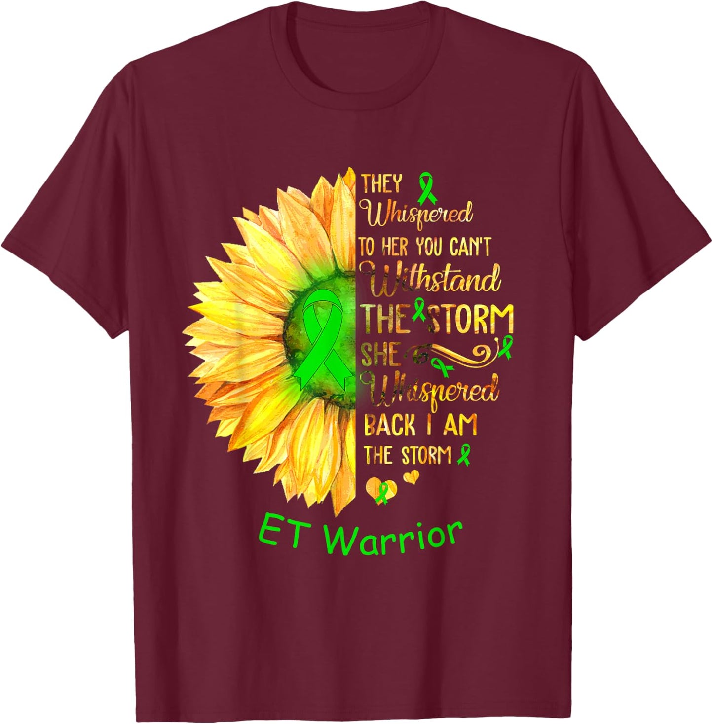I am the Storm ET Warrior T-Shirt - T-Shirt | Maroon